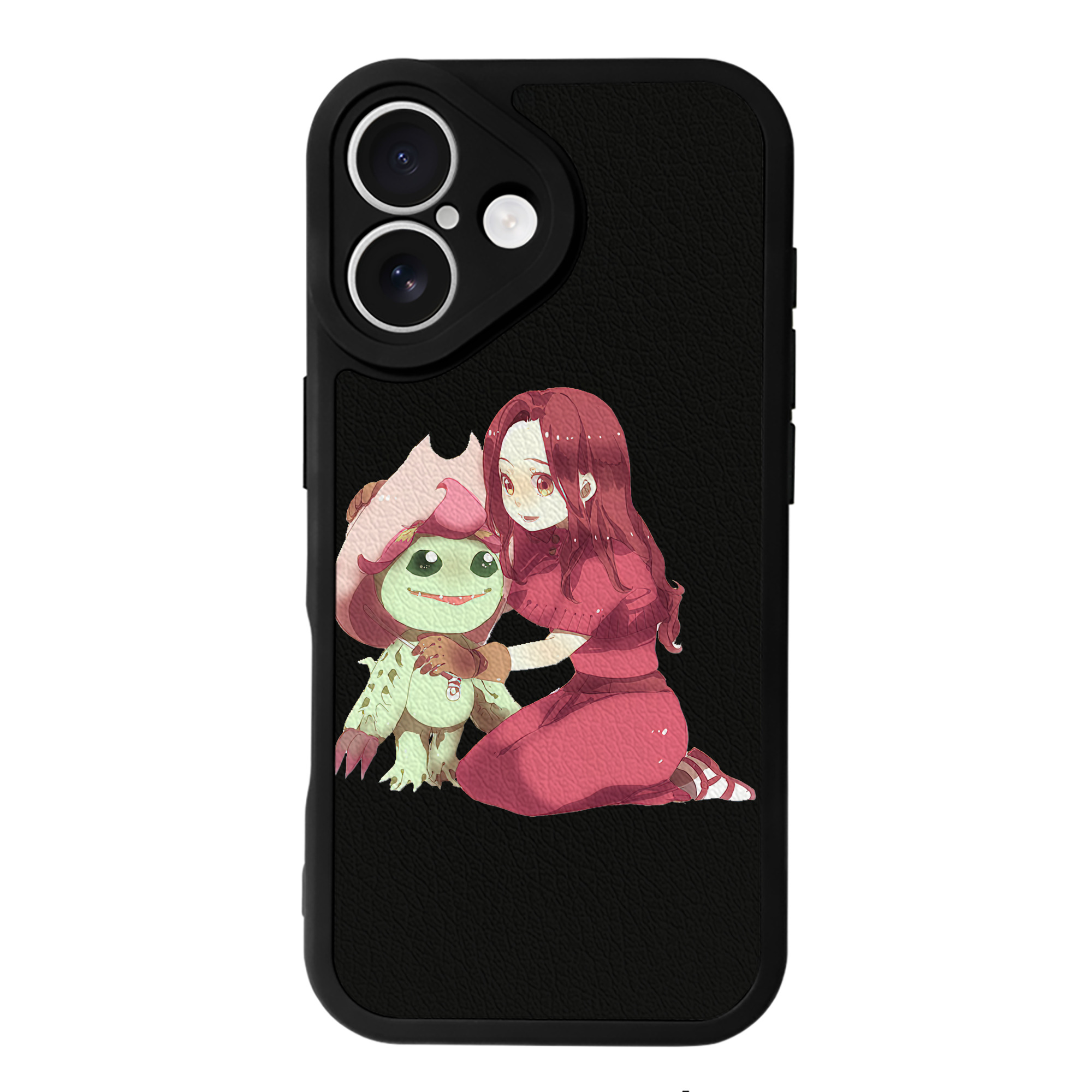 （画像用） Digimon デジタルモンスター/デジモン 【iPhone 16シリーズ対応】シリコンスマホケース（レザー調） 材質：シリコン